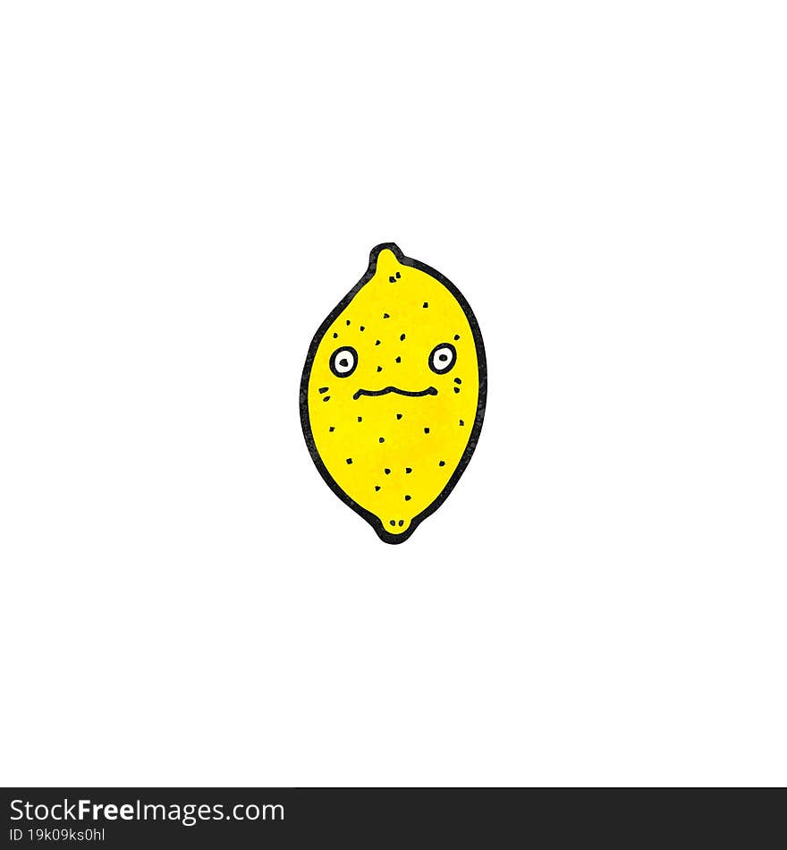 cute cartoon lemon