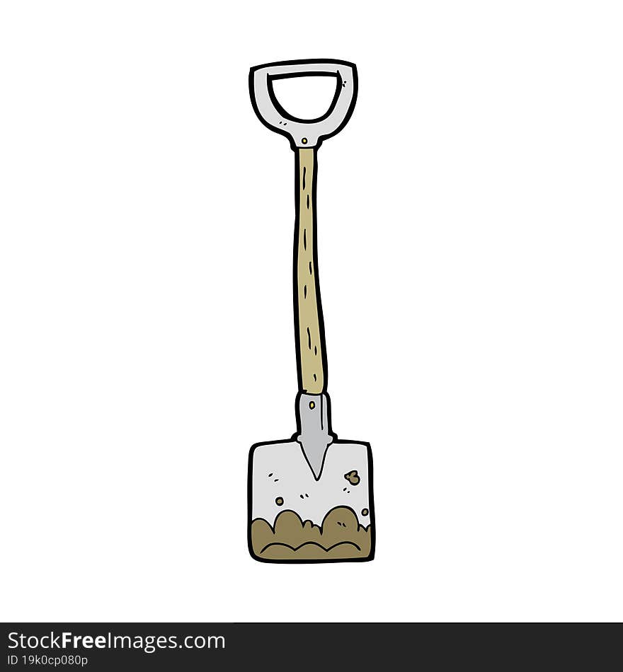 cartoon shovel