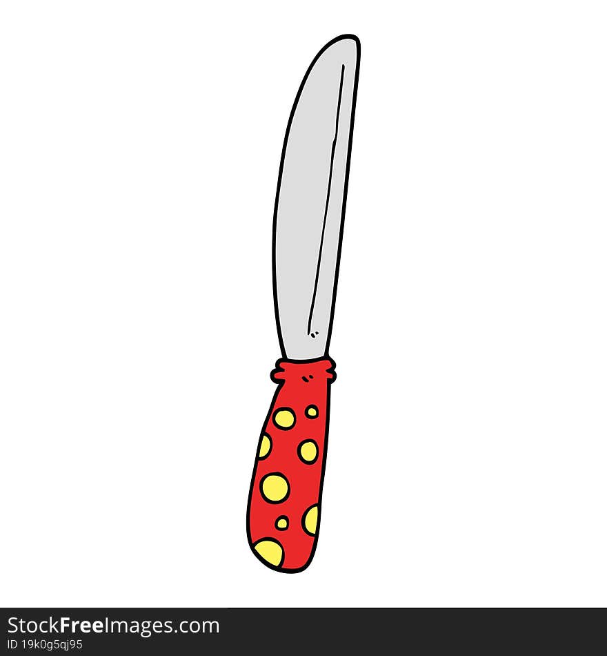 cartoon knife