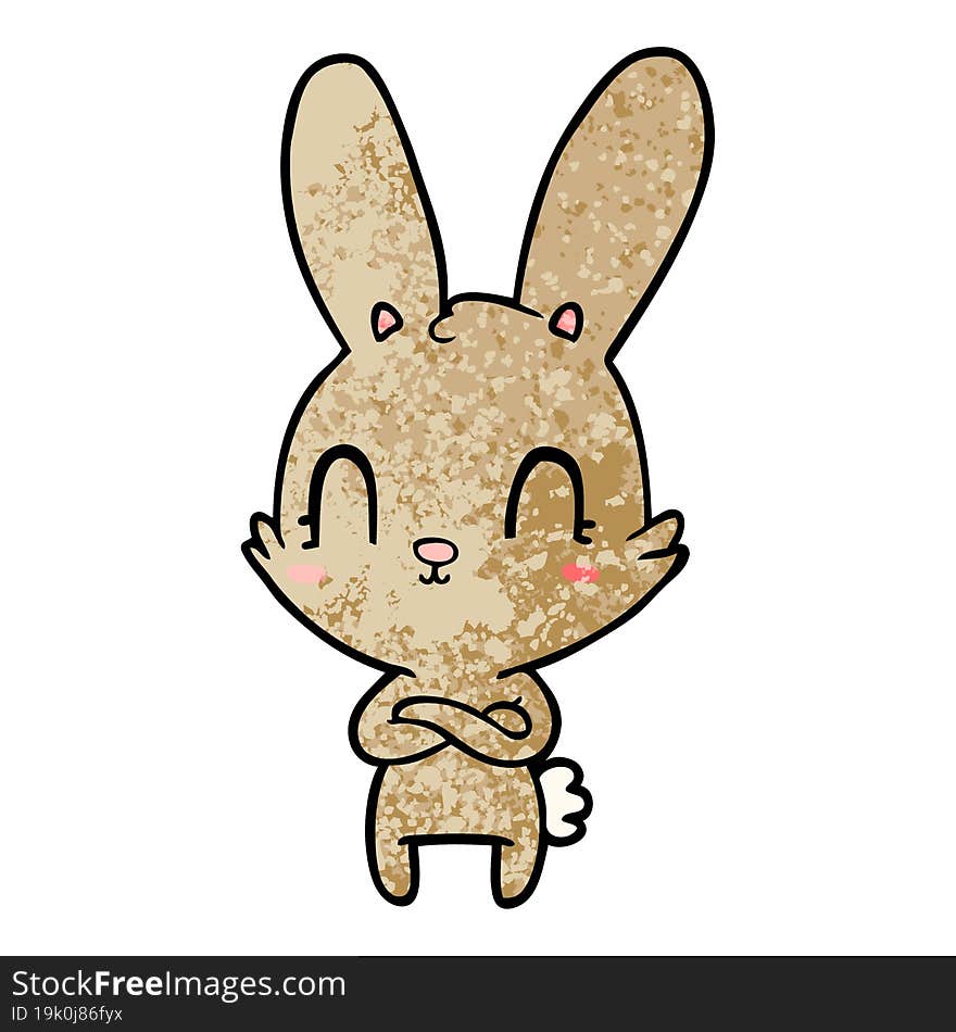 cute cartoon rabbit. cute cartoon rabbit