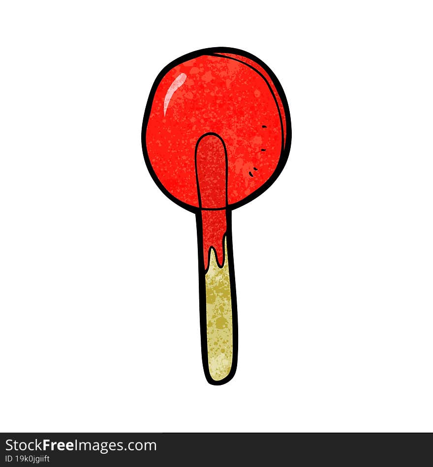 cartoon candy lolipop