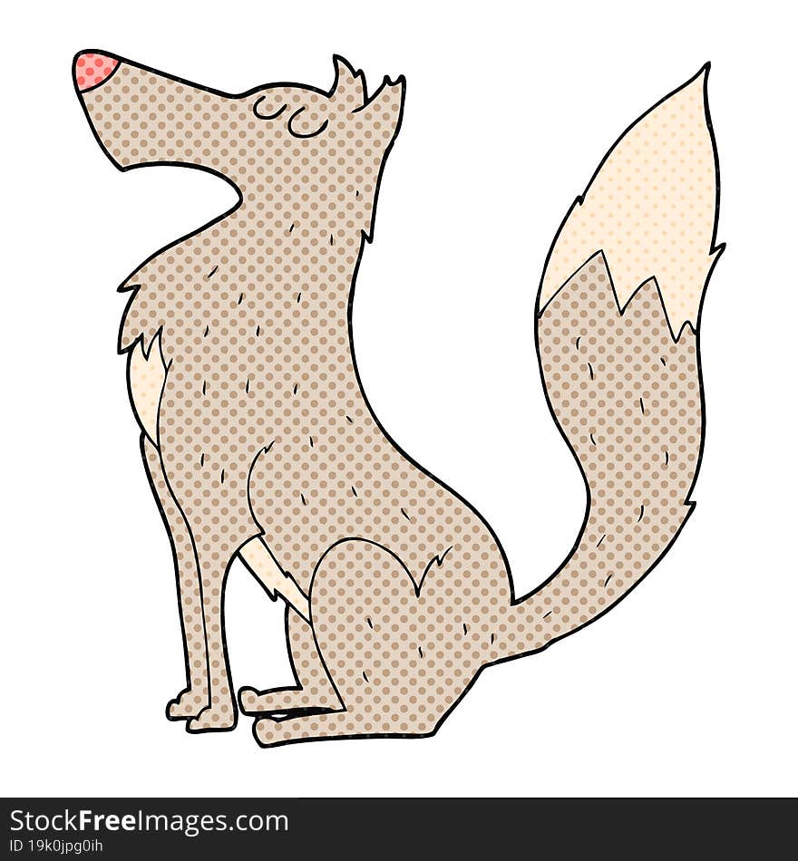 Cartoon Wolf