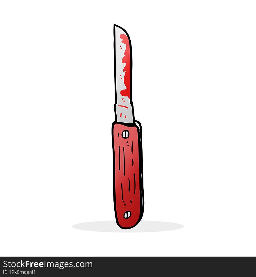 cartoon folding knife