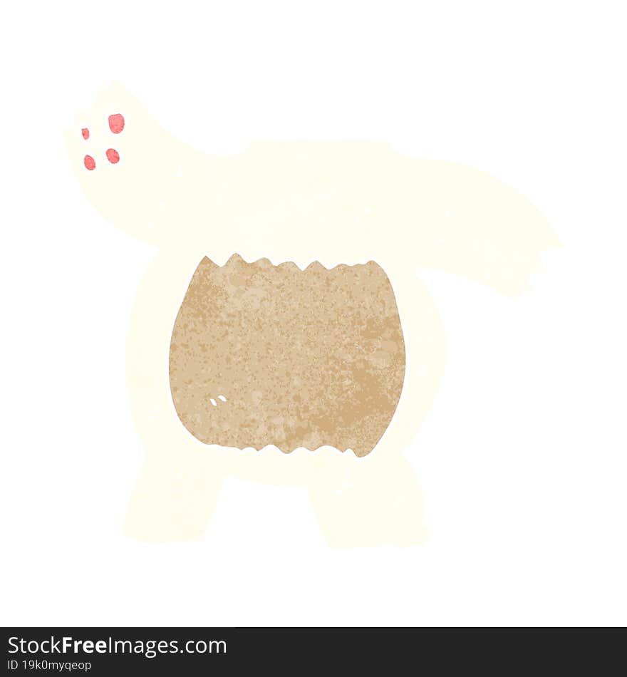 cartoon polar bear body (mix and match or add own photos