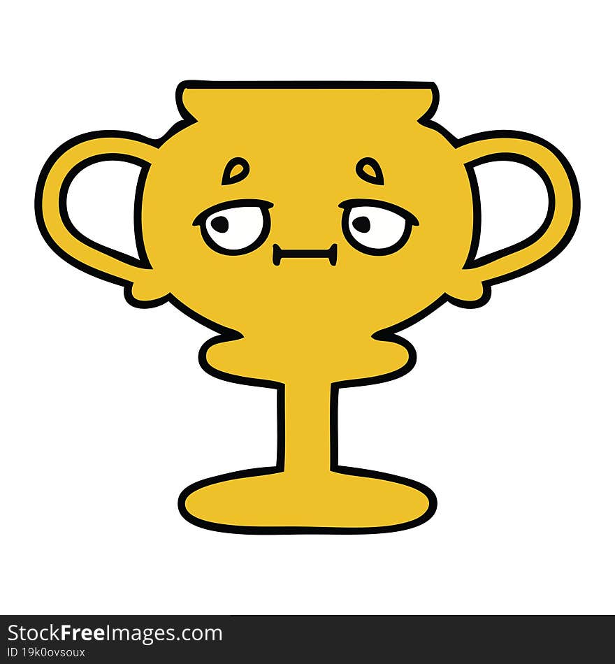 cute cartoon trophy