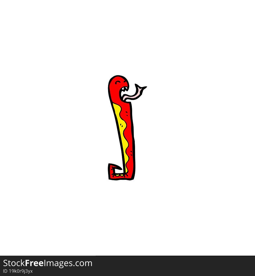 funny cartoon snake