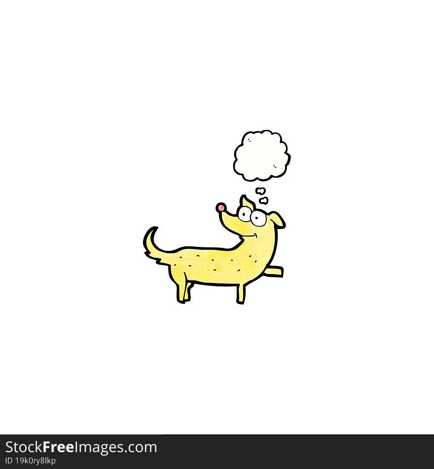 Happy Cartoon Dog