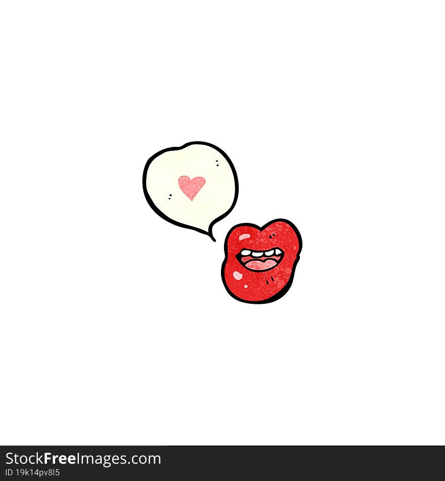 sexy lips cartoon