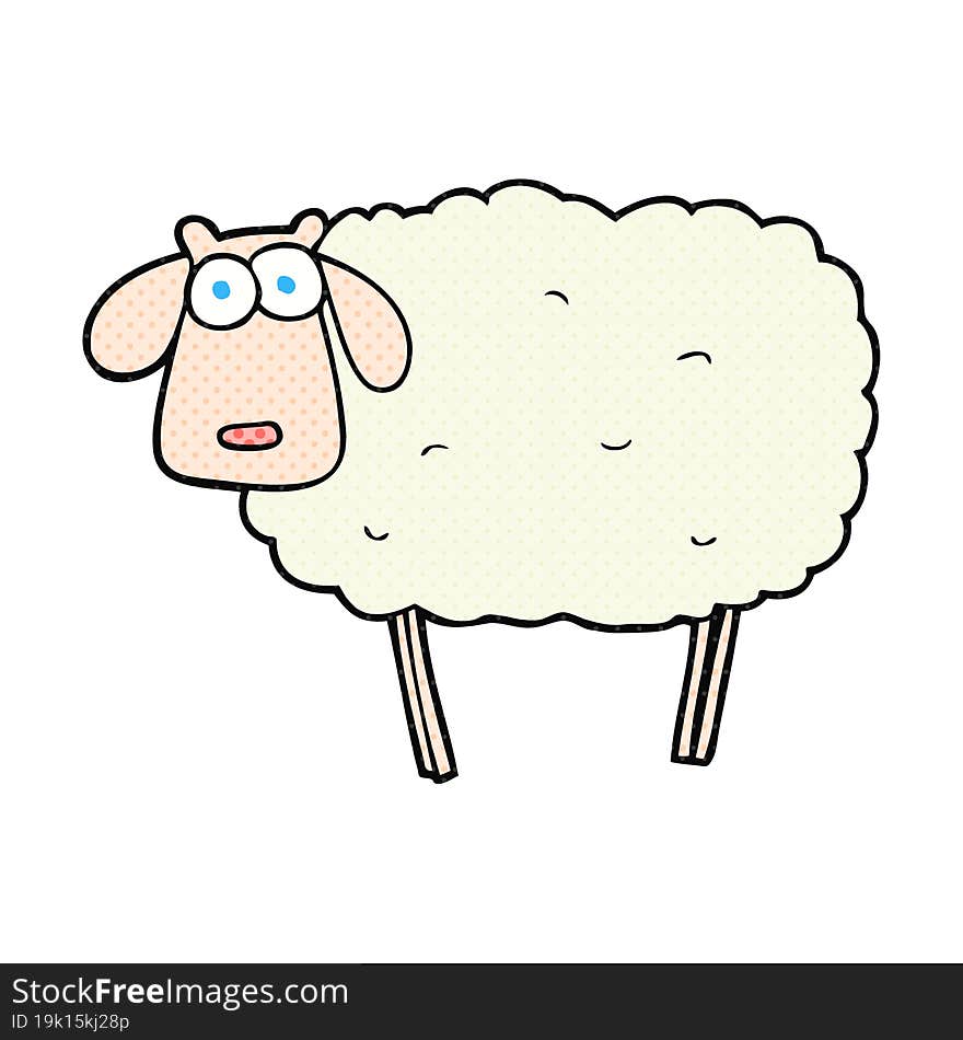 cartoon sheep