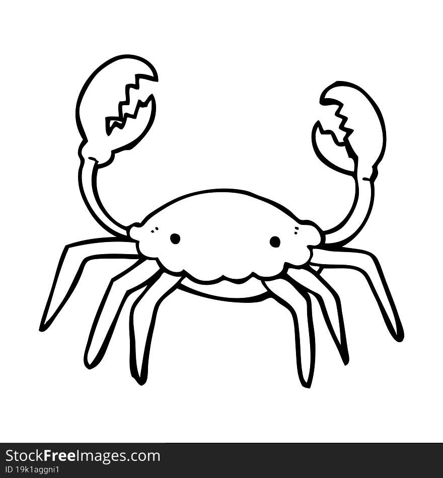 cartoon crab