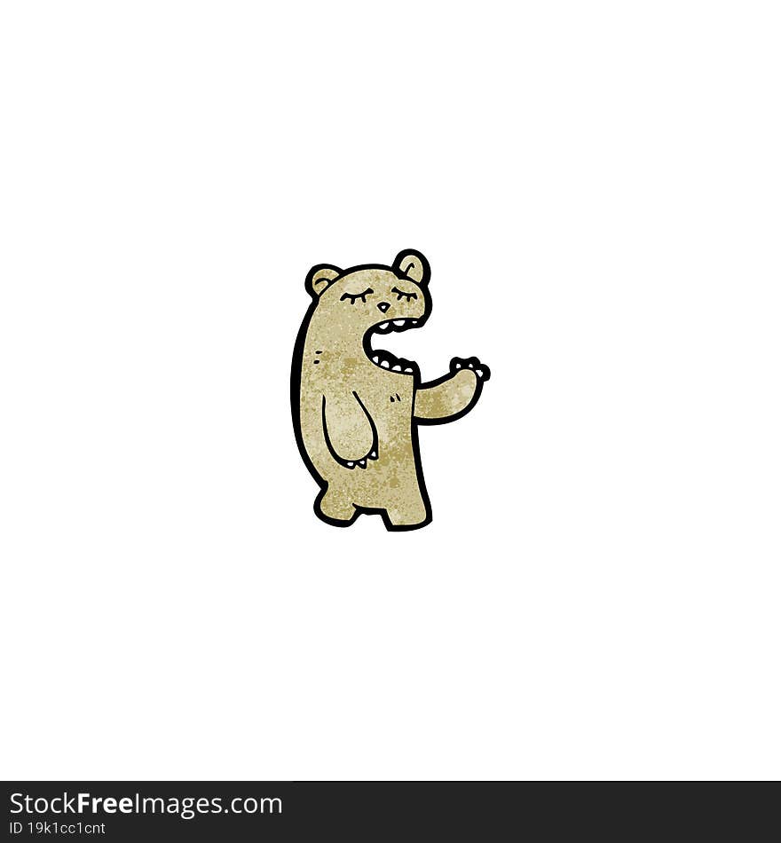 funny cartoon bear