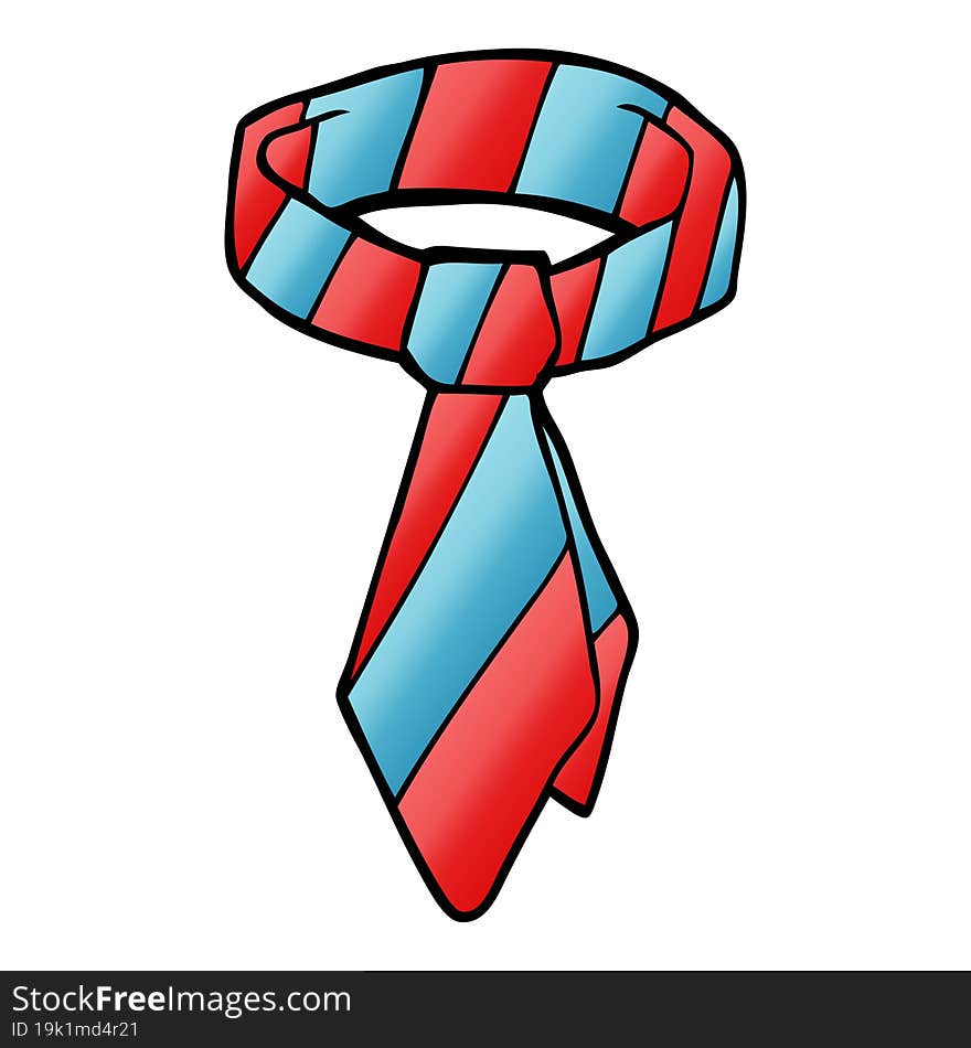 cartoon doodle work tie