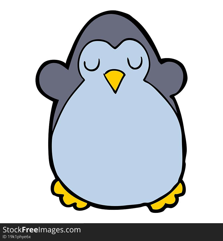 cartoon penguin