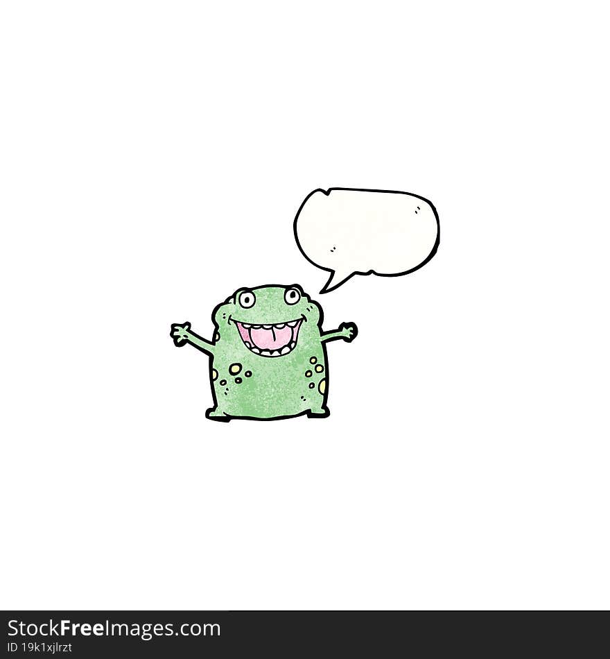 funny cartoon frog