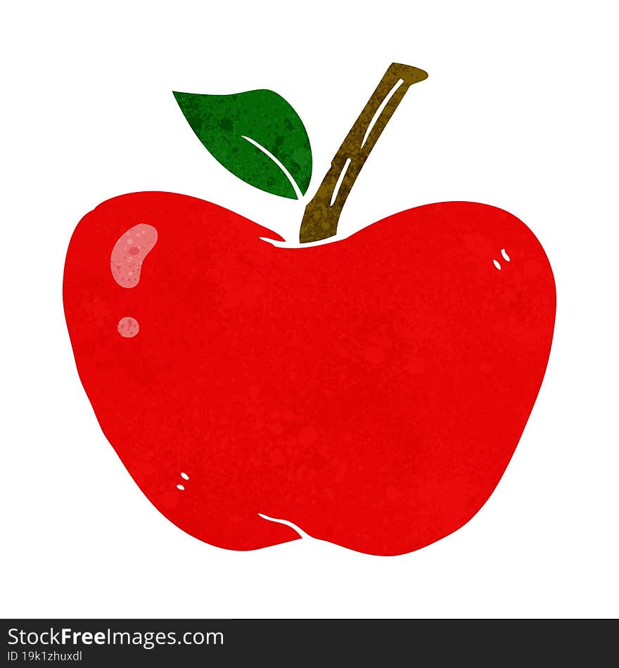 Cartoon Apple