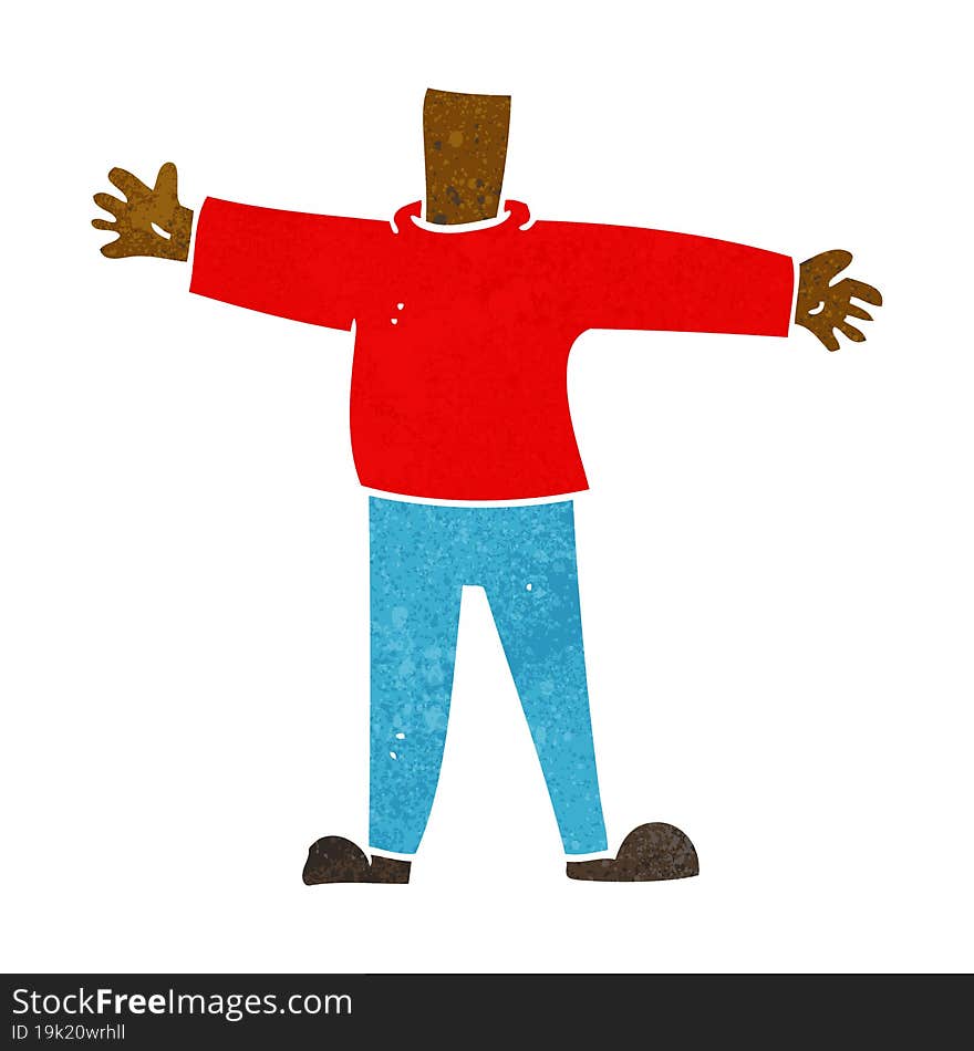 cartoon male body (mix and match cartoons or add own photo head