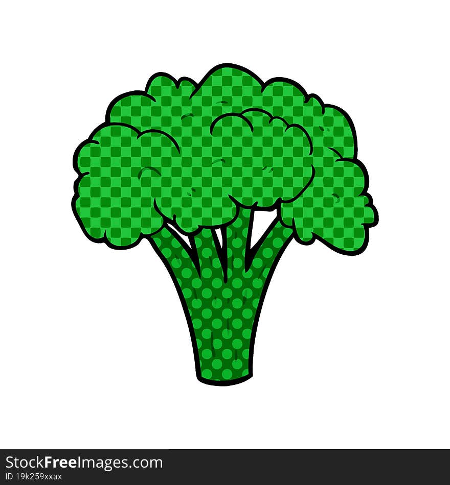 cartoon brocoli. cartoon brocoli