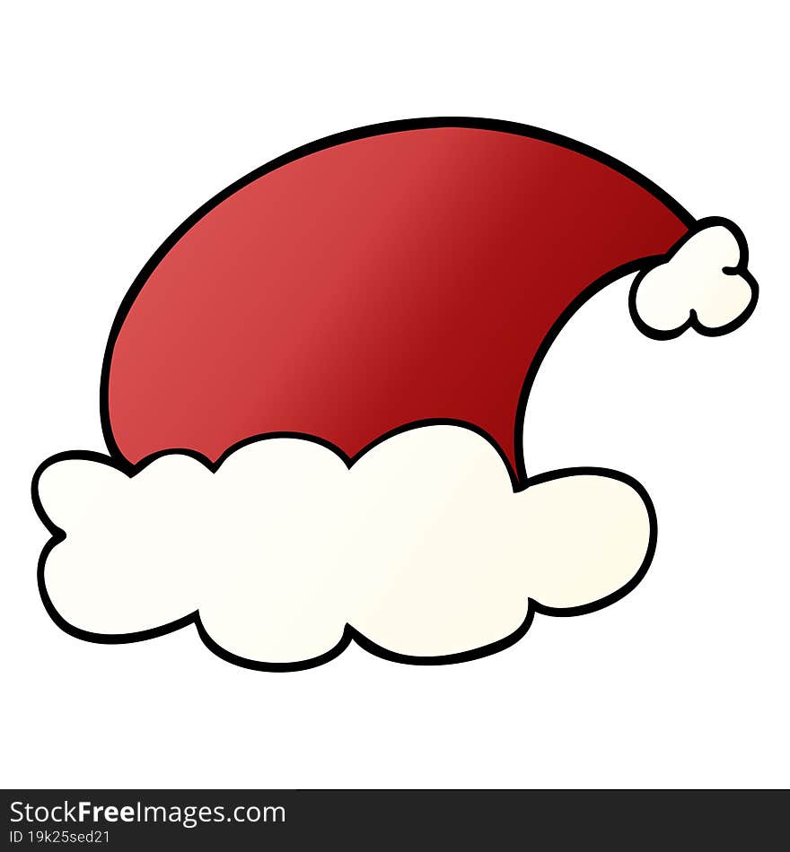 cartoon doodle christmas hats