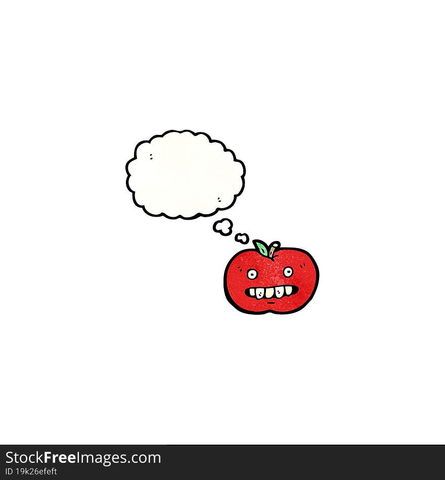 Ugly Apple Cartoon