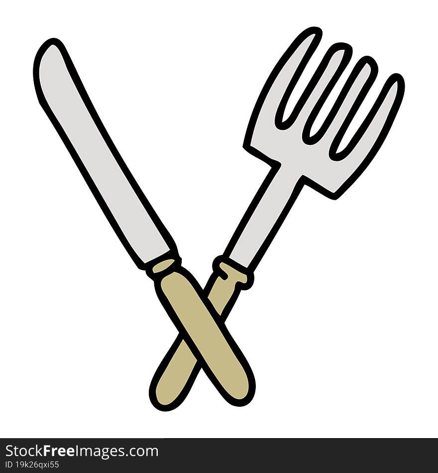 knife and fork