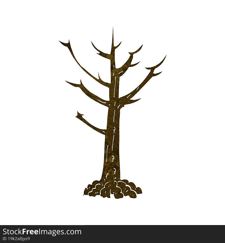 Cartoon Naked Tree