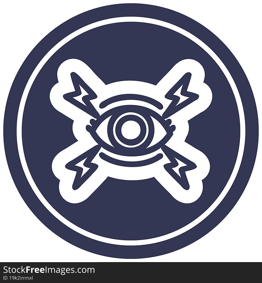 Mystic Eye Circular Icon