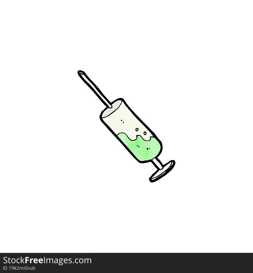 cartoon drugs needle