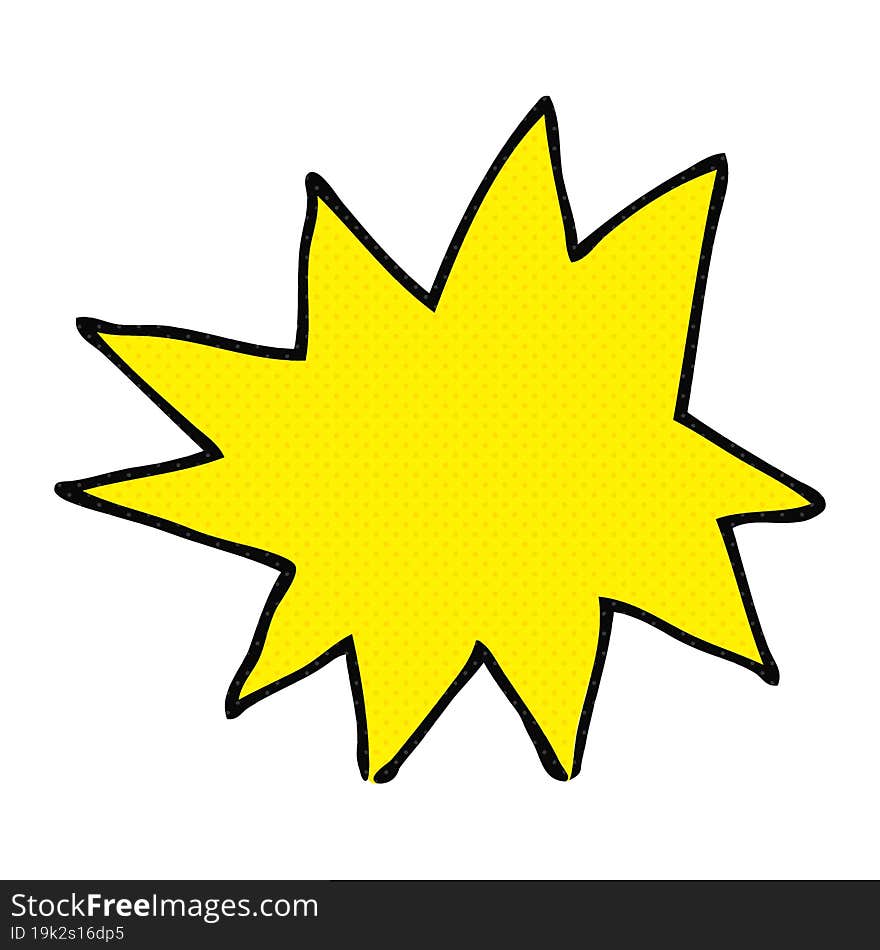 cartoon explosion symbol