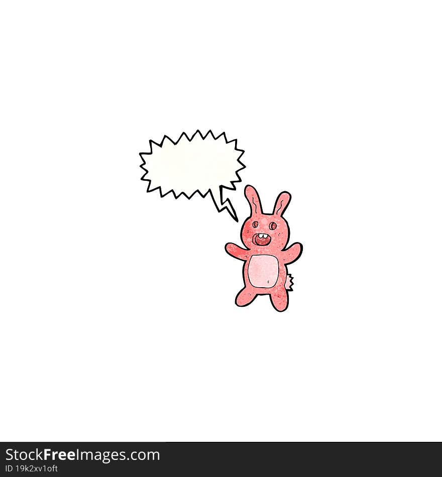 Scary Zombie Rabbit Cartoon