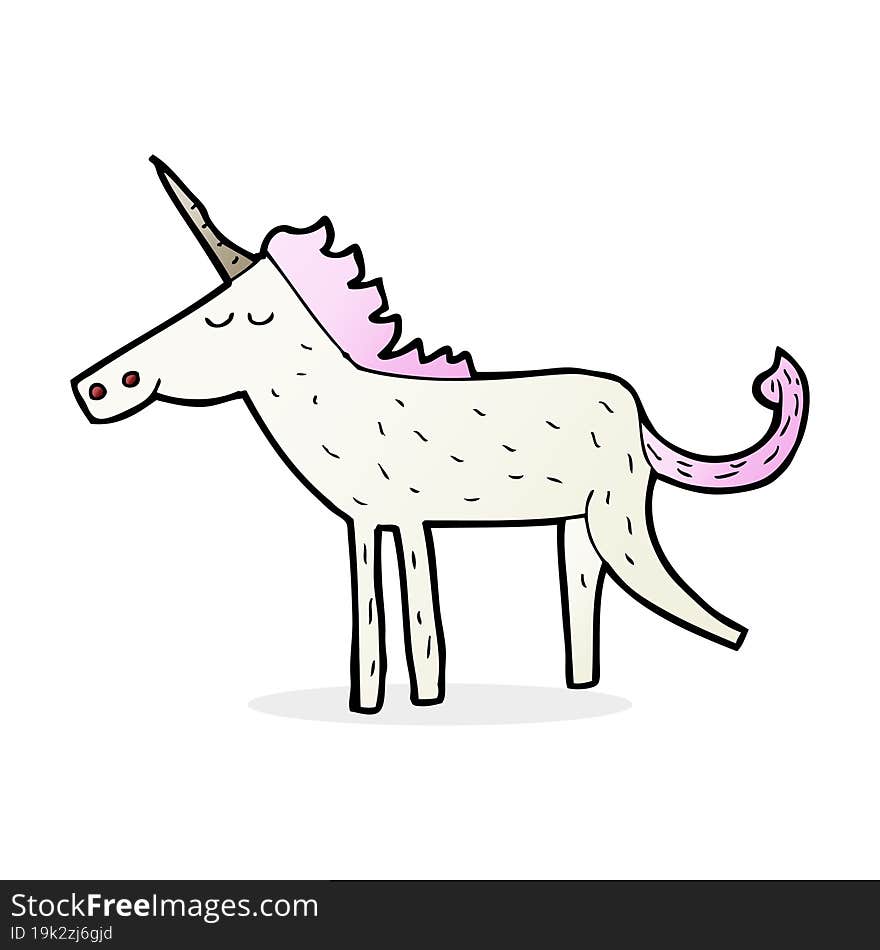 cartoon unicorn