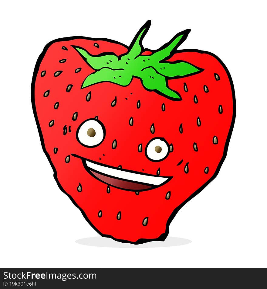 cartoon strawberry