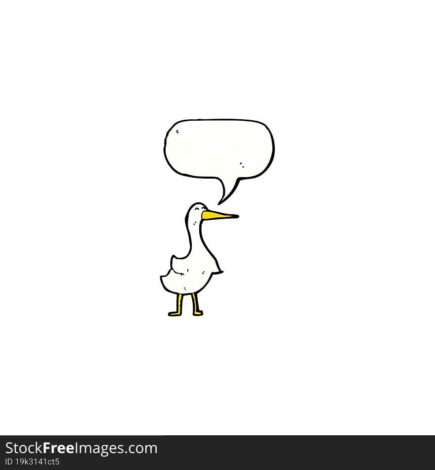 cartoon goose