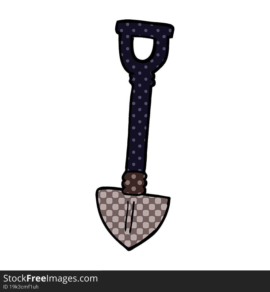 Cartoon Doodle Shovel