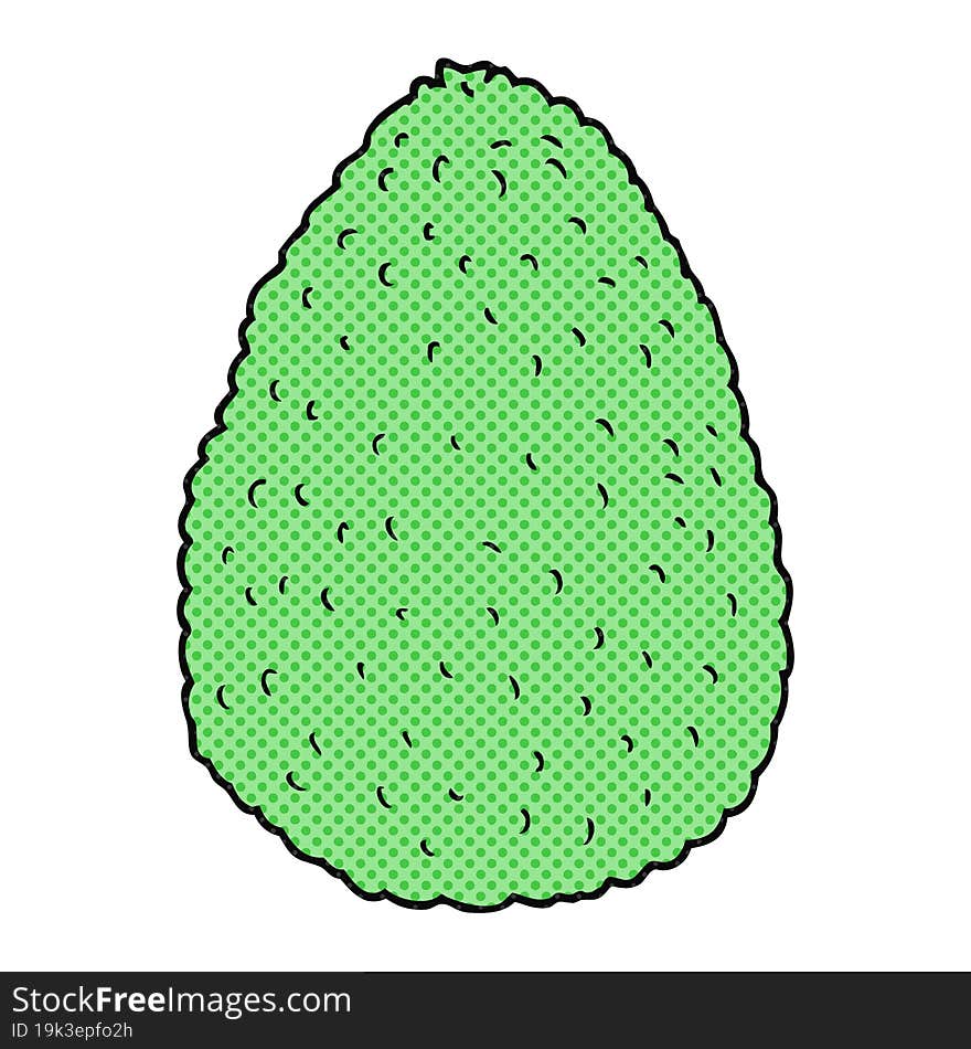 Cartoon Avocado