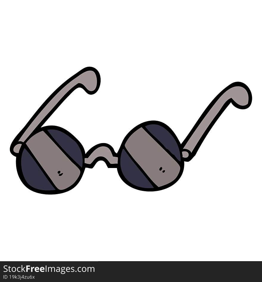 Cartoon Doodle Sunglasses