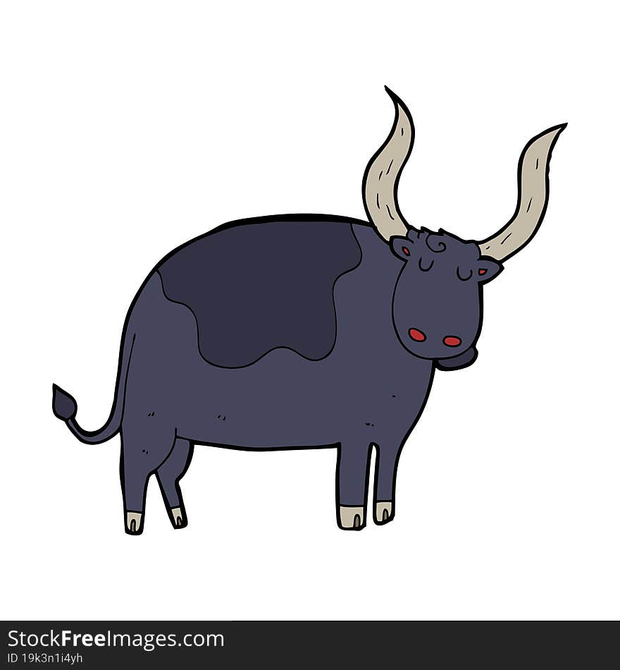 cartoon ox