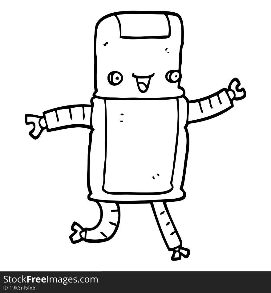 Cartoon Robot