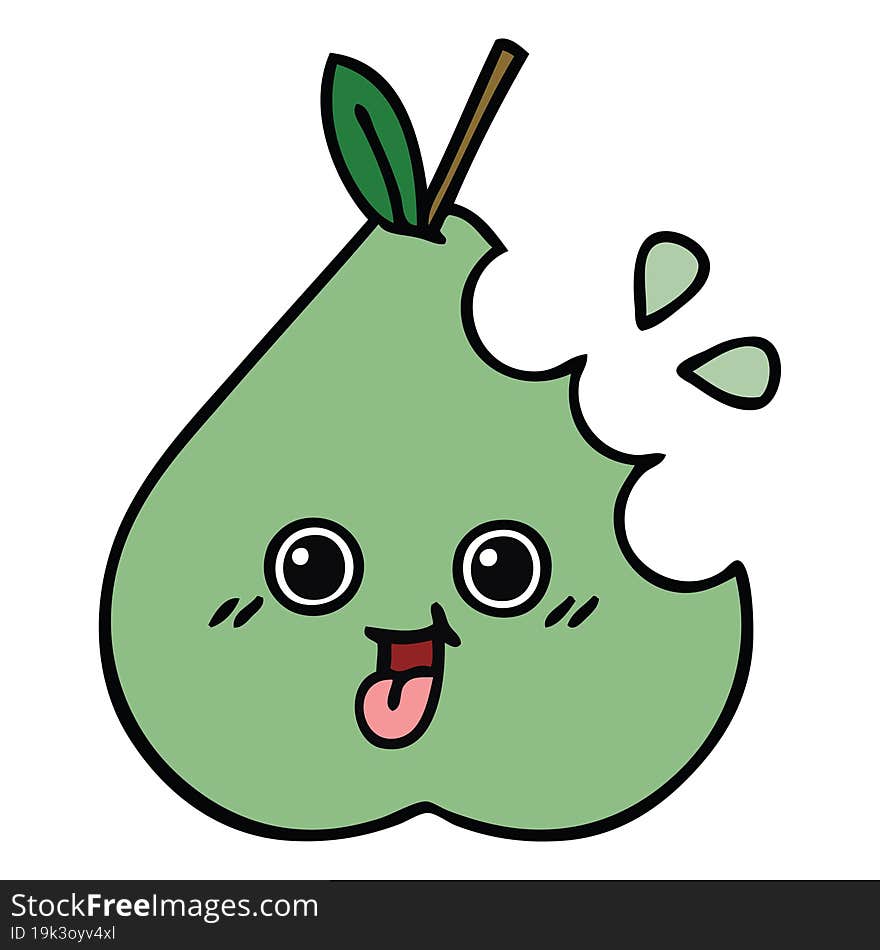 cute cartoon pear