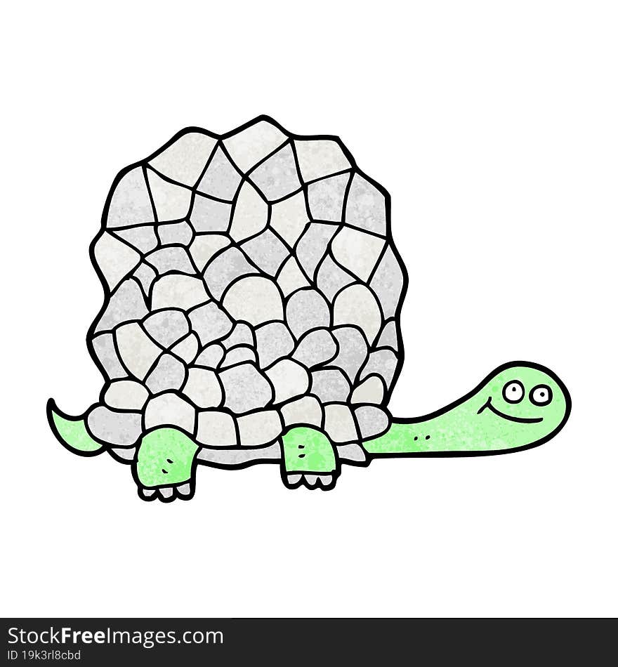 textured cartoon tortoise