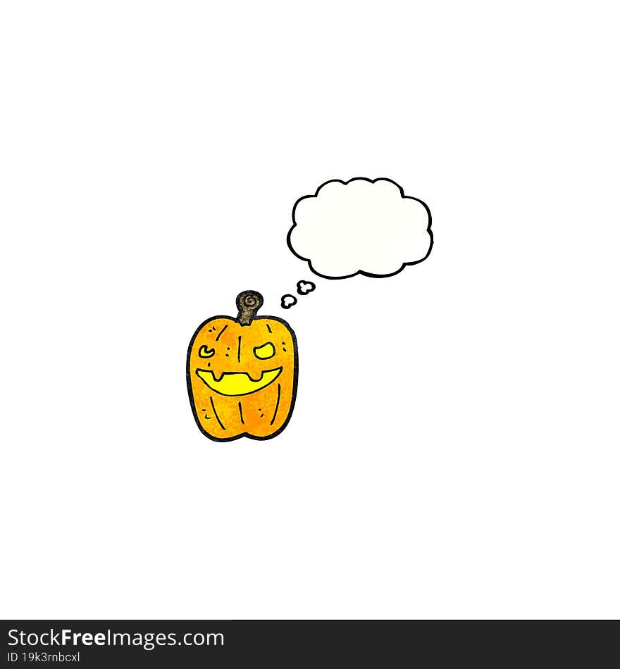 Cartoon Spooky Pumpkin