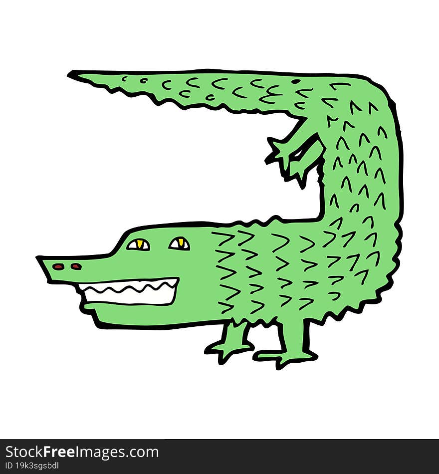 Cartoon Crocodile