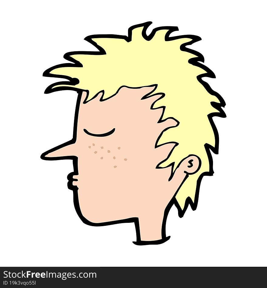 Cartoon Male Face