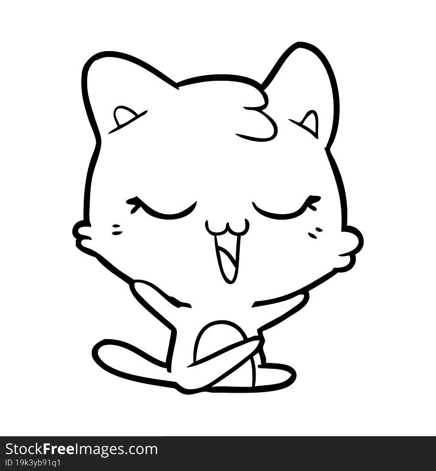 cartoon cat. cartoon cat