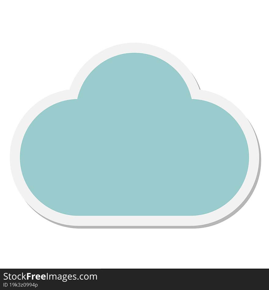 Raincloud Sticker