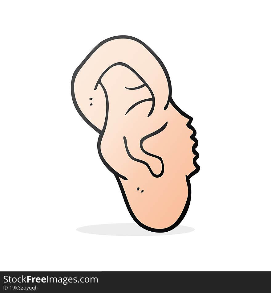 cartoon ear