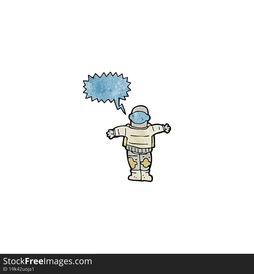 Cartoon Astronaut