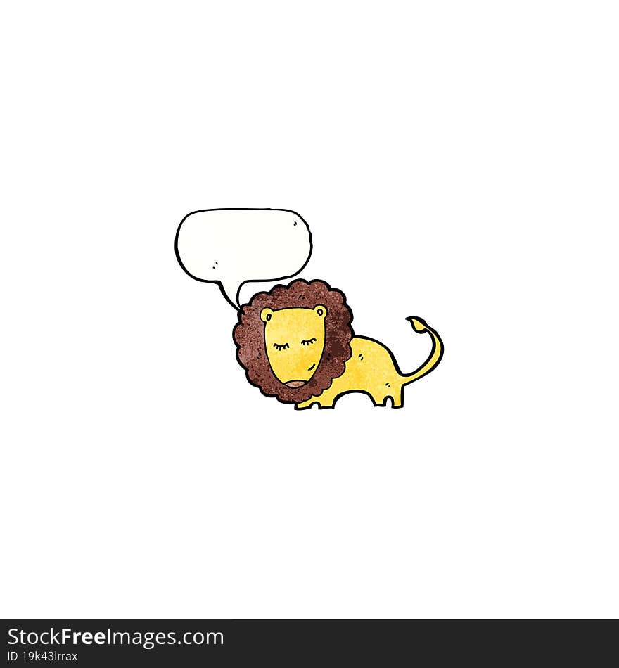 Cartoon Lion