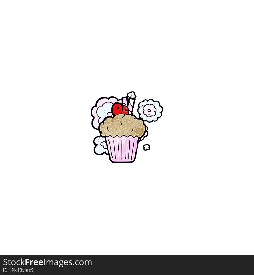 Cartoon Cupcake