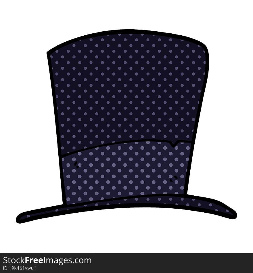 Cartoon Doodle Top Hat