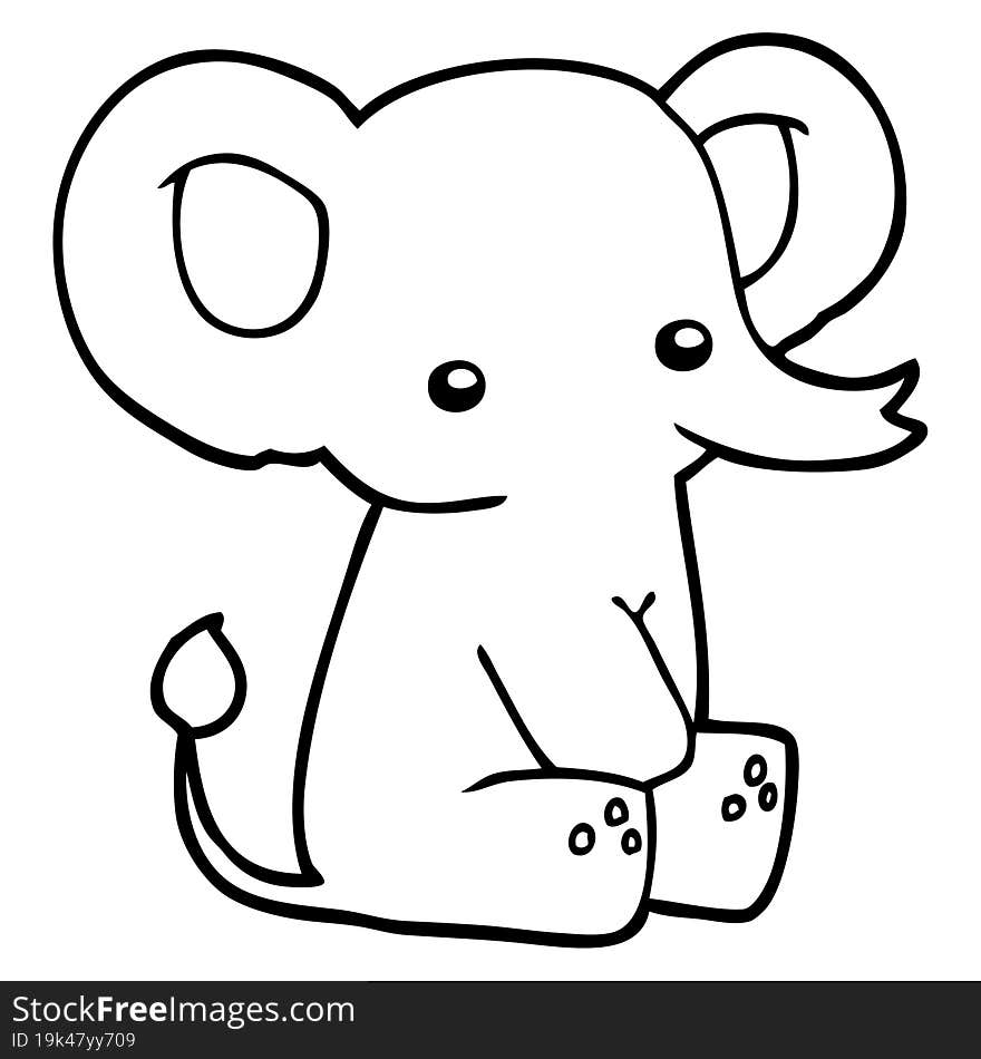 cartoon elephant